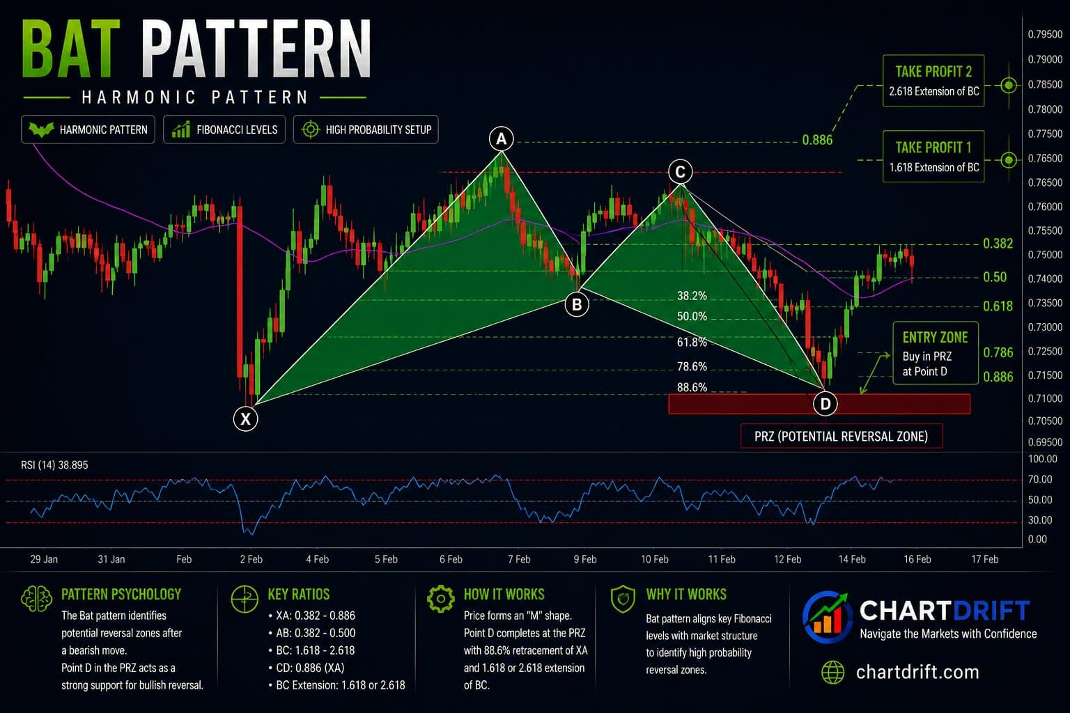 Bat Pattern Diagram